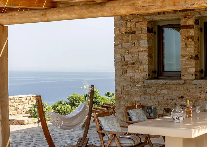 “blue View” Uphill Naxos City
